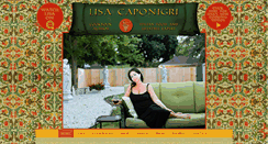 Desktop Screenshot of lisacaponigri.com