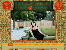 Tablet Screenshot of lisacaponigri.com
